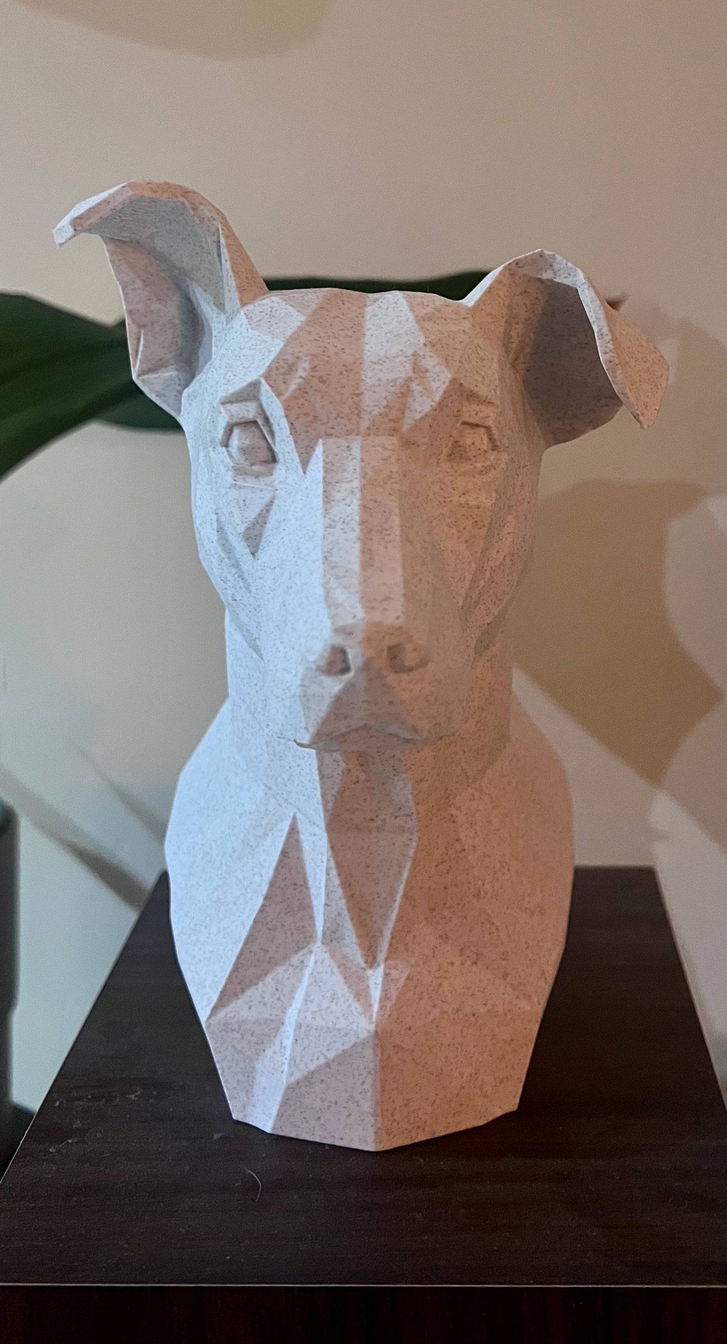 The Jack - Estatua geométrica de perro, decoración moderna de perro de low poly